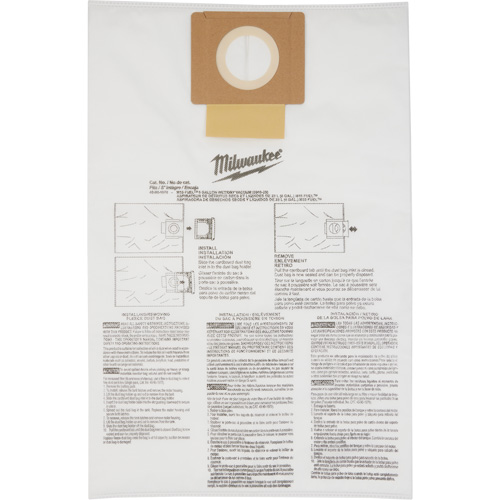 Sacs &agrave; poussi&egrave;re molletonn&eacute;s, 6 gal. US Air Extreme Inc.