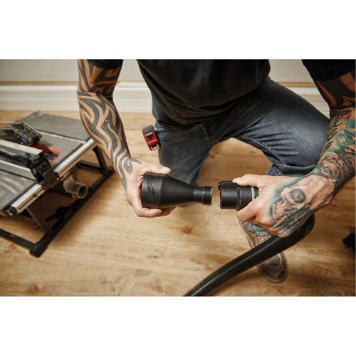 Ensemble dadaptateur dextraction de poussi&egrave;re 1-7/8" Air Extreme Inc.