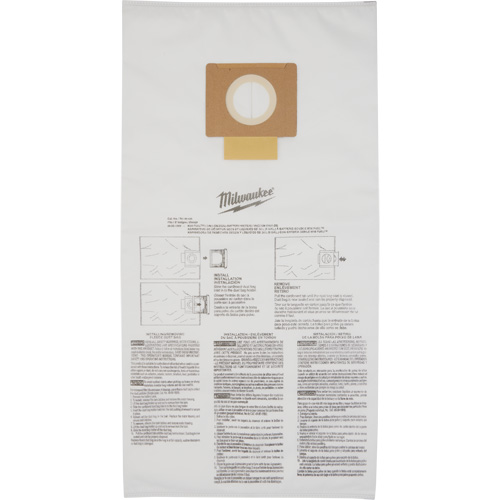 Sacs &agrave; poussi&egrave;re molletonn&eacute;s, 9 gal. US Air Extreme Inc.