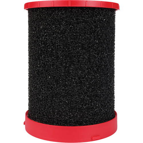 Filtre grand format pour aspirateur sec/humide, Mousse, Pour 12 gal. US/9 gal. US/6 gal. US Air Extreme Inc.