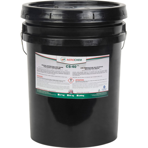 Graisse polyvalente pour basse temp&eacute;rature Gadus CS-40, 17 kg, Seau Air Extreme Inc.
