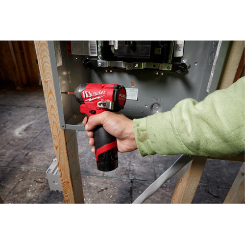 M12 Fuel Hex Impact Driver Kit, 1/4", 1500 in-lbs Max. Torque, 12 V, Lithium-Ion Air Extreme Inc.