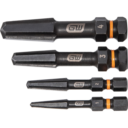 Jeu d'extracteur de vis Bolt Biter, Acier rapide, 4 Morceaux Air Extreme Inc.