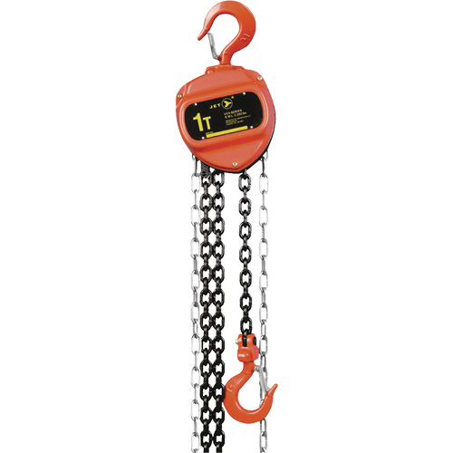 VCH Series Chain Hoist, 10' Lift, 2200 lbs. (1 tons) Capacity, Heat-Treated Alloy Steel Chain Air Extreme Inc.