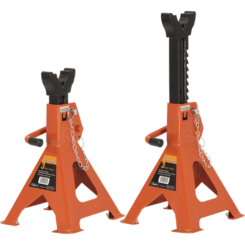 853B Jack Stands, Locking Handle/Ratchet, 3 Ton(s) Capacity, 11" - 16" H Air Extreme Inc.