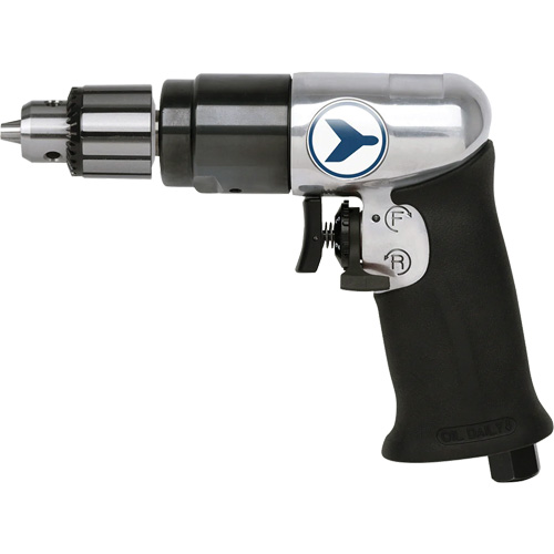 AD38VSRK Variable Speed Air Drill, 6 CFM, 1/4" NPT, 82 dBA, 3/8" Chuck, Keyed Air Extreme Inc.