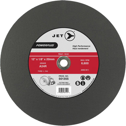Meule &agrave; tronçonner PowerPlus A24R, 14" x 1/8", Arbre de 20 mm, Type 1, 5500 Tr/min Air Extreme Inc.