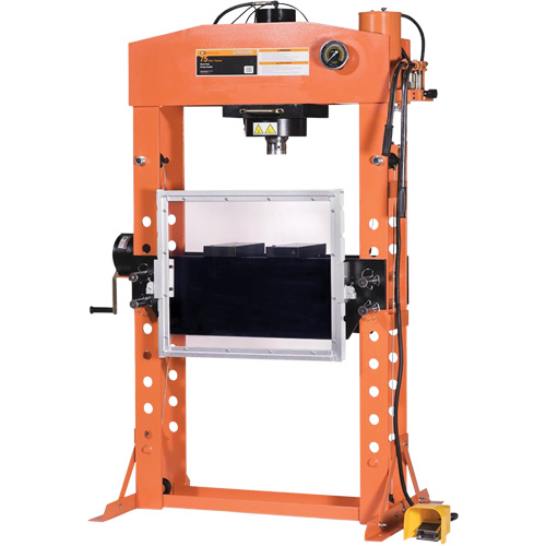 Super Heavy-Duty Shop Presses, 75 tons Capacity Air Extreme Inc.