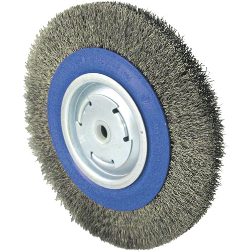 Brosse rotative &agrave; fil torsad&eacute;, 8" dia., Fils 0,014", Arbre 1/2" - 5/8" - 2 Air Extreme Inc.