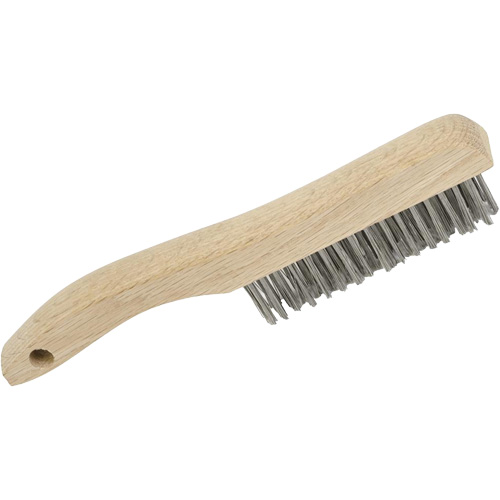 4SHSS Brosse &agrave; r&eacute;curer manuelle, Acier inoxydable, 4 x 16 rangs de fils, Longueur 10" Air Extreme Inc.