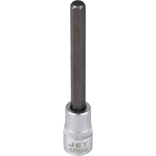 Extra-Long Bit Sockets, Hex, 5/16" x 4" L, 3/8" Drive Air Extreme Inc.