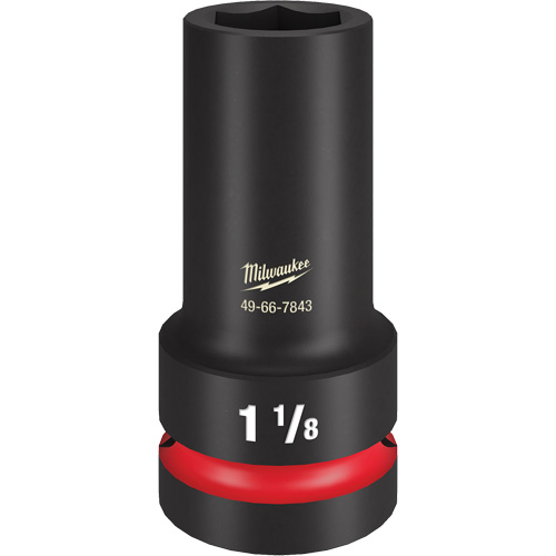 Douille &agrave; paroi extra mince Shockwave Impact Duty, Chocs, 1-1/8", Prise 1", 6 pans, Profond Air Extreme Inc.