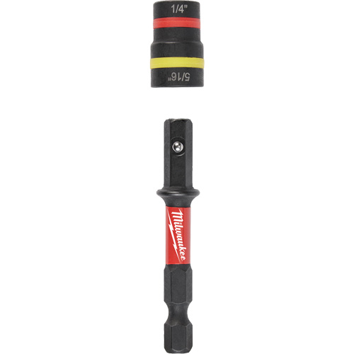 Shockwave Impact Duty Quik-Clear 2-in-1 Nut Drivers, 5/16"/1/4" Drive, 2-1/4" L, Magnetic Air Extreme Inc.