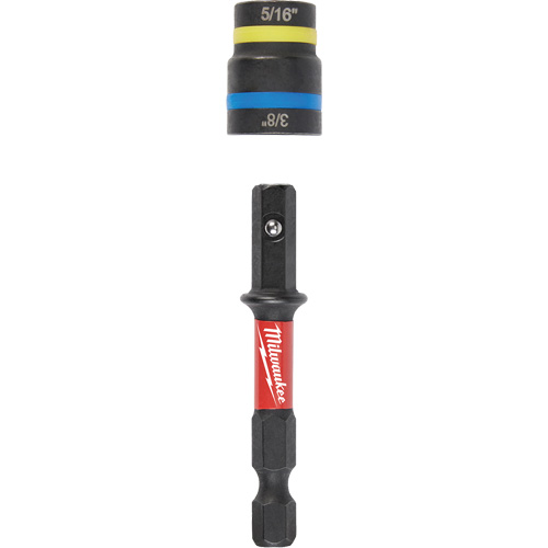 Tourne-&eacute;crous 2-en-1 Shockwave Impact Duty Quik-Clear, 5/16"/3/8" prise, 2-1/2" lo, Magn&eacute;tique Air Extreme Inc.