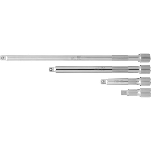 Jeu de rallonges prise, Prise de 1/2", Fini Chrome, 4 Mcx Air Extreme Inc.
