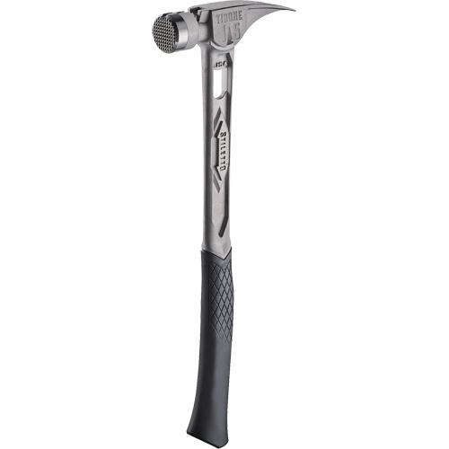 Marteau de charpente en titane meul&eacute; TIBONE, 15 oz, Prise en Acier plein, 17-17/50" lo Air Extreme Inc.