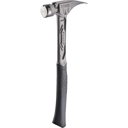 Marteau de charpente en titane lisse TIBONE, 14 oz, Prise en Acier plein, 15-1/4" lo Air Extreme Inc.