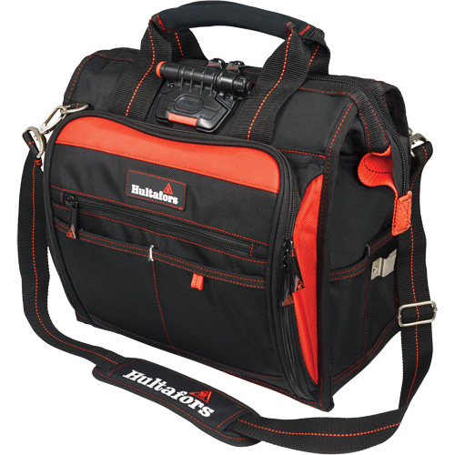 Lighted Technician's Tool Bag, Ballistic Polyester, Black/Red Air Extreme Inc.