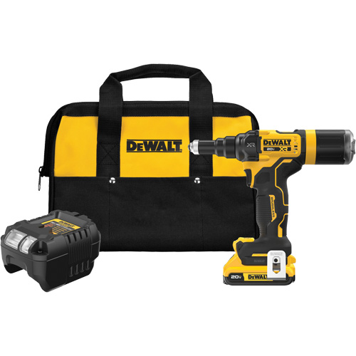 Ensemble d'outil &agrave; riveter sans fil et sans balai 3/16" XR Air Extreme Inc.
