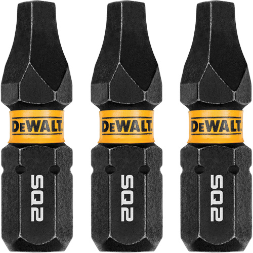 3-Piece FLEXTORQ&reg; Impact Screwdriving Bits, Square, #2, 1/4" Drive Air Extreme Inc.