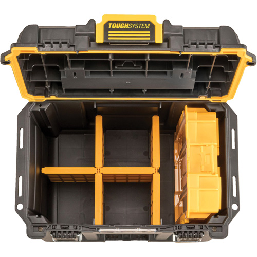 Boîte &agrave; outils compacte et profonde ToughSystem 2.0, 10" x 15-7/20" x 13-4/5", Noir/Jaune Air Extreme Inc.