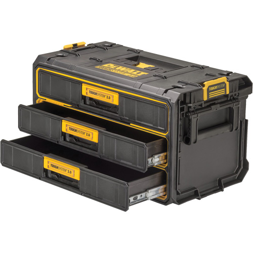 Unit&eacute; &agrave; trois tiroirs ToughSystem 2.0, 21-4/5" x 12-3/10" x 12-3/5", Noir/Jaune Air Extreme Inc.