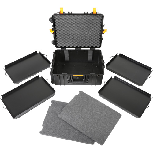 Mallette &agrave; outils roulante, portable et robuste, 18-3/5" la x 24-3/5" p x 11-1/2" h, Noir Air Extreme Inc.