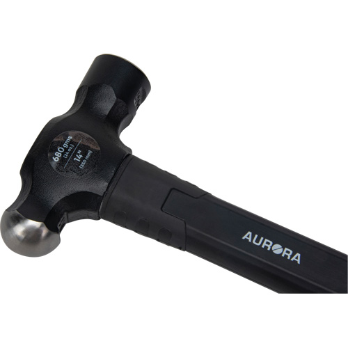 Marteau &agrave; panne ronde, Poids de la t&ecirc;te 24 oz, Face Ordinaire, Prise Fibre de verre Air Extreme Inc.