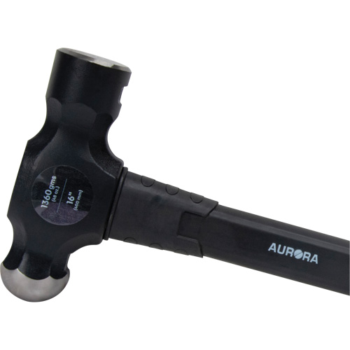 Marteau &agrave; panne ronde, Poids de la t&ecirc;te 48 oz, Face Ordinaire, Prise Fibre de verre Air Extreme Inc.