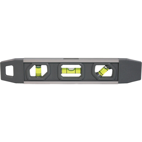 Torpedo Level, 9" L, Aluminum, 3 Vials, Magnetic Air Extreme Inc.