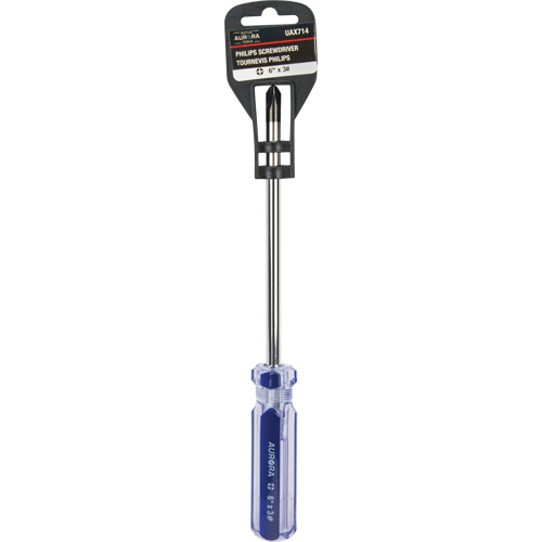 Blue Transparent Striped Philips Screwdriver, #3, Plastic Handle Air Extreme Inc.