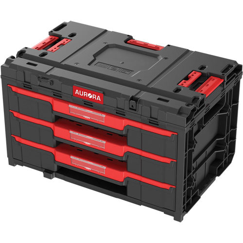 Arx&reg; 3-Drawer Toolbox, 23-1/10" x 15" x 13-2/5", Black Air Extreme Inc.