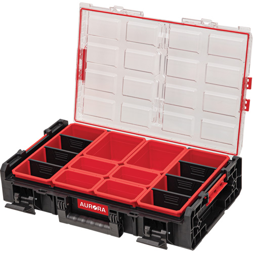 Arx&reg; X-Large Organizer with Short Bins, 23" x 15-1/5" x 5", Black Air Extreme Inc.