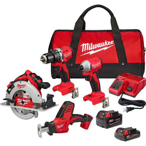 Trousse combin&eacute;e 4 outils, Lithium-ion, 18 V Air Extreme Inc.