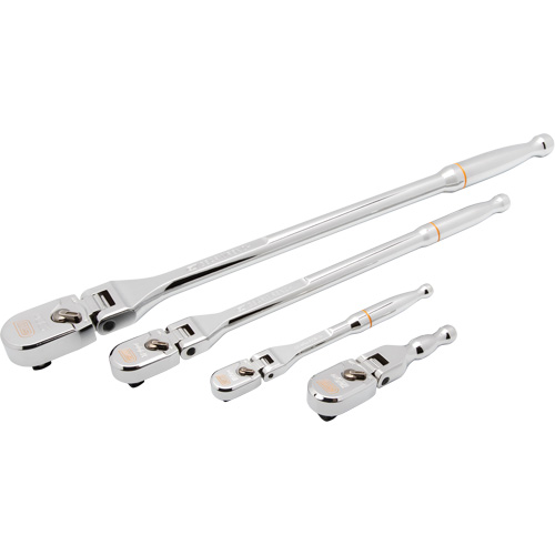 Ensemble de rochet &agrave; t&ecirc;te en goutte et manche enti&egrave;rement poli avec prises 1/4", 3/8" & 1/2" 120XP Air Extreme Inc.