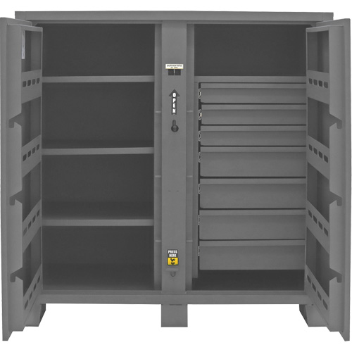 Jobsite Storage Cabinet, Steel, 59 Cubic Feet, Grey Air Extreme Inc.