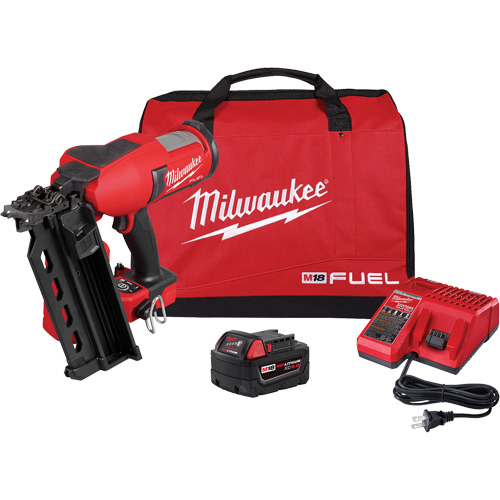 Fuel Duplex Nailer Kit, 18 V, Lithium-Ion Air Extreme Inc.