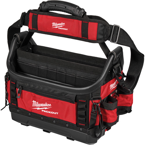 PackOut Structured Tote, Polyester, 39 Pockets, Black/Red Air Extreme Inc.