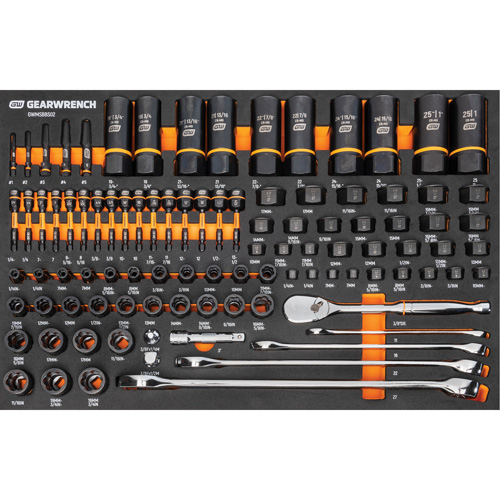 97-Piece Bolt Biter Mechanics Tool Set in Foam Storage Tray Air Extreme Inc.