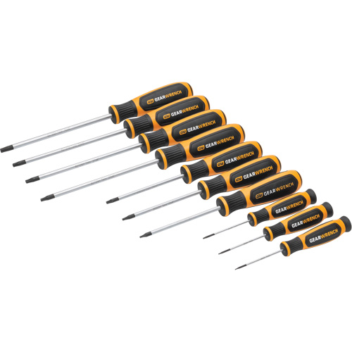 Jeu de tournevis bimat&eacute;riau Torx dans un plateau de rangement en mousse, 10 mcx Air Extreme Inc.