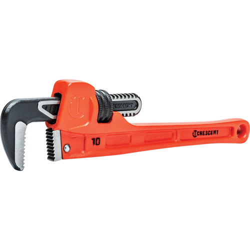 SLIM JAW Pipe Wrench, 1-9/10" Jaw Capacity, 10" Long, Powder Coated Finish, Non-Ergonomic Handle Air Extreme Inc.