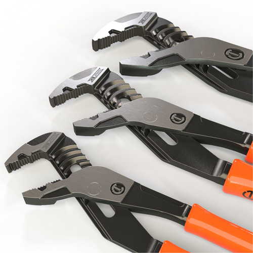 Z2 K9 Straight Jaw Dipped Handle Tongue & Groove Plier Set, 3 Pieces Air Extreme Inc.