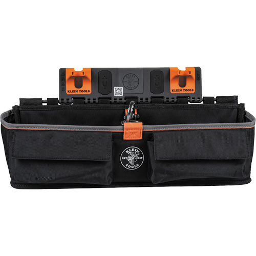 Module pour grande poche avec crochet en S Bucket Work Centre, Nylon, 3 pochettes, Noir/Orange Air Extreme Inc.