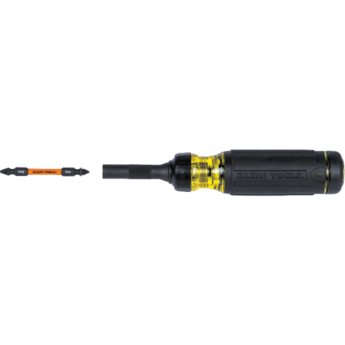 15-in-1 Ratcheting Impact-Rated Multi-Bit Torsion Zone Screwdriver, 9-1/2" L, Cushion Grip Handle Air Extreme Inc.