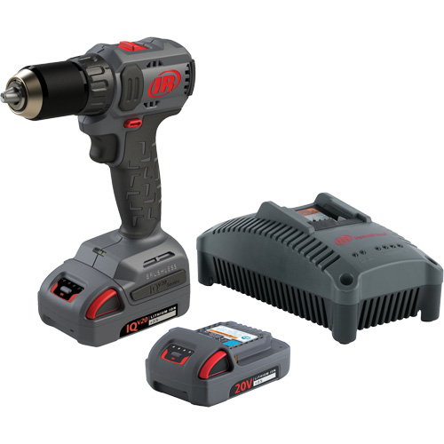 Ensemble de perceuse-tournevis compact sans fil, Lithium-ion, 20 V, Mandrin 1/2", Couple 37 lb-pi Air Extreme Inc.