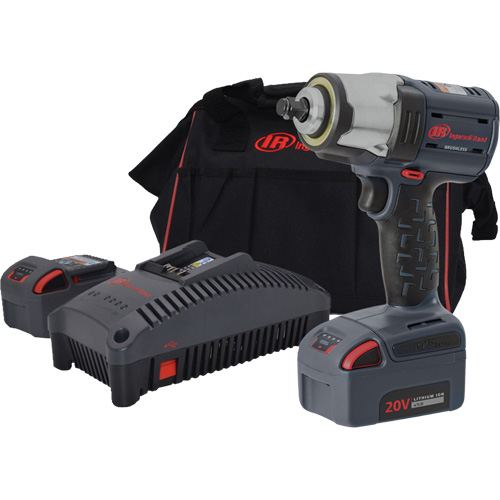 Compact High Torque Cordless Impact Wrench Kit, 20 V, 3/8" Socket Air Extreme Inc.