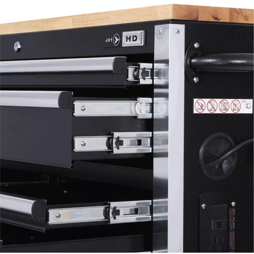 HDRC5212 HD Series Roller Cabinet, 12 Drawers, 51-1/4" W x 21" D x 40-3/10" H, Black Air Extreme Inc.