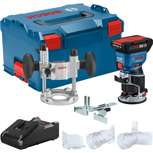 Ensemble de toupie &agrave; paume sans balai Colt avec bloc-pile CORE18V 4 Ah & base de plongeur Air Extreme Inc.