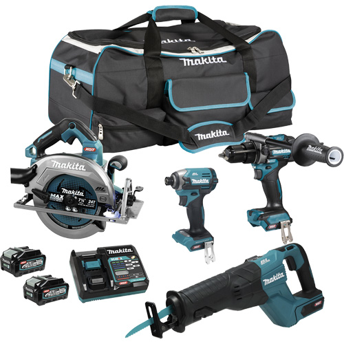 XGT Brushless 4-Tool Combo Kit, Lithium-Ion, 40 V Air Extreme Inc.