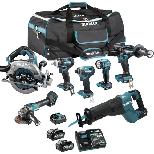 XGT Brushless 7-Tool Combo Kit, Lithium-Ion, 40 V Air Extreme Inc.